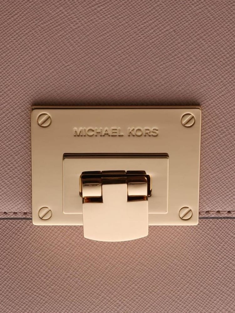 Michael Kors Pink Tina Leather Shoulder Bag Laura Ashley - Main Image