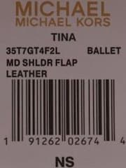 Michael Kors Pink Tina Leather Shoulder Bag - Image 6 of 6