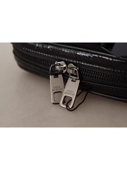 Dolce & Gabbana Black DG Logo Exotic Leather Fanny Pack Pouch Bag - Image 6 of 6