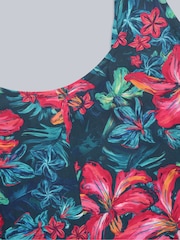 Animal Red Womens Flora EcoVero™ Capri Jumpsuit - Image 4 of 4