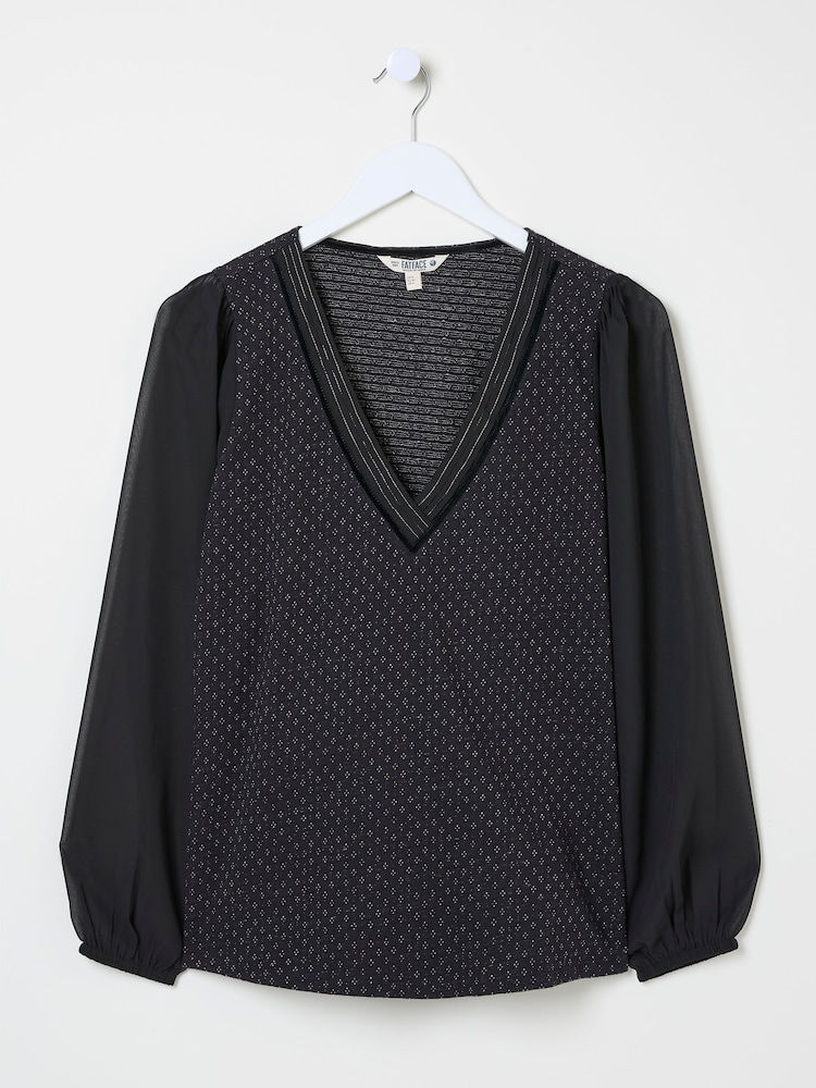 FatFace Margot Black Top - Image 5 of 5 FatFace Margot Black Top - Image 5 of 5