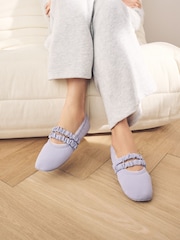 Blue Mary Jane Ballet Slippers - Image 2 of 9