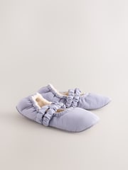 Blue Mary Jane Ballet Slippers - Image 4 of 9