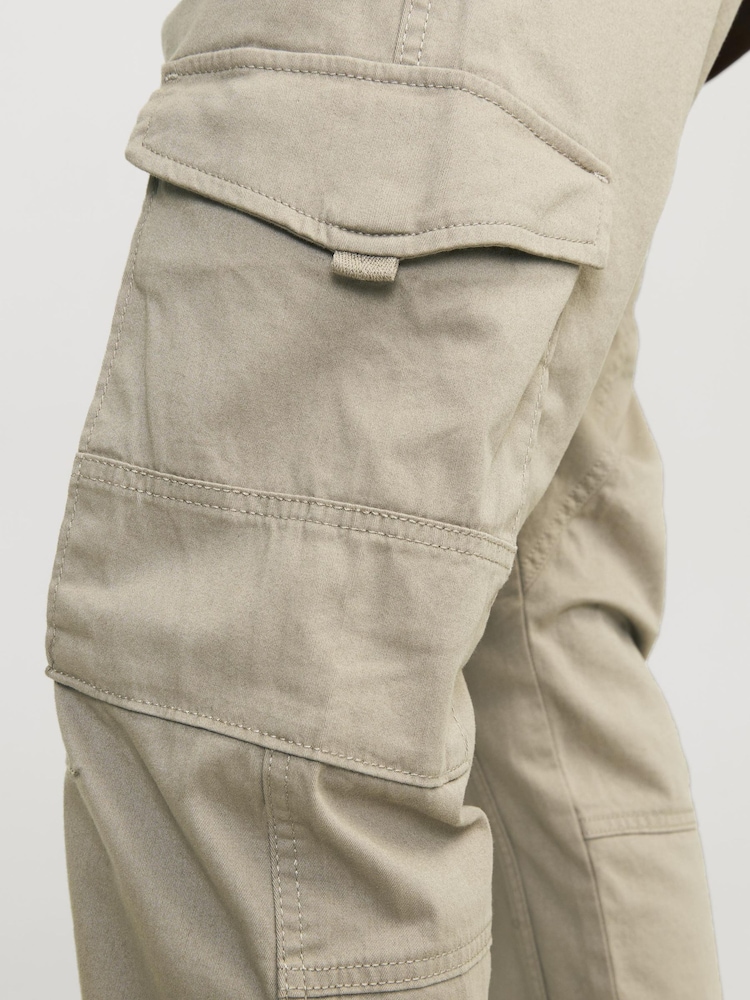 JACK & JONES Natural Slim Fit Cargo Trousers - Image 5 of 5
