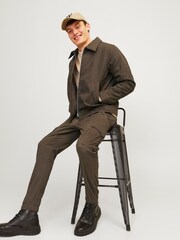 JACK & JONES Brown Slim Fit Cargo Trousers - Image 6 of 8