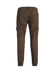 JACK & JONES Brown Slim Fit Cargo Trousers - Image 8 of 8