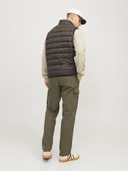 JACK & JONES Green Loose Fit Cargo Trousers - Image 3 of 6