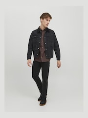 JACK & JONES Black Chris Relaxed Fit Jeans - Image 1 of 6