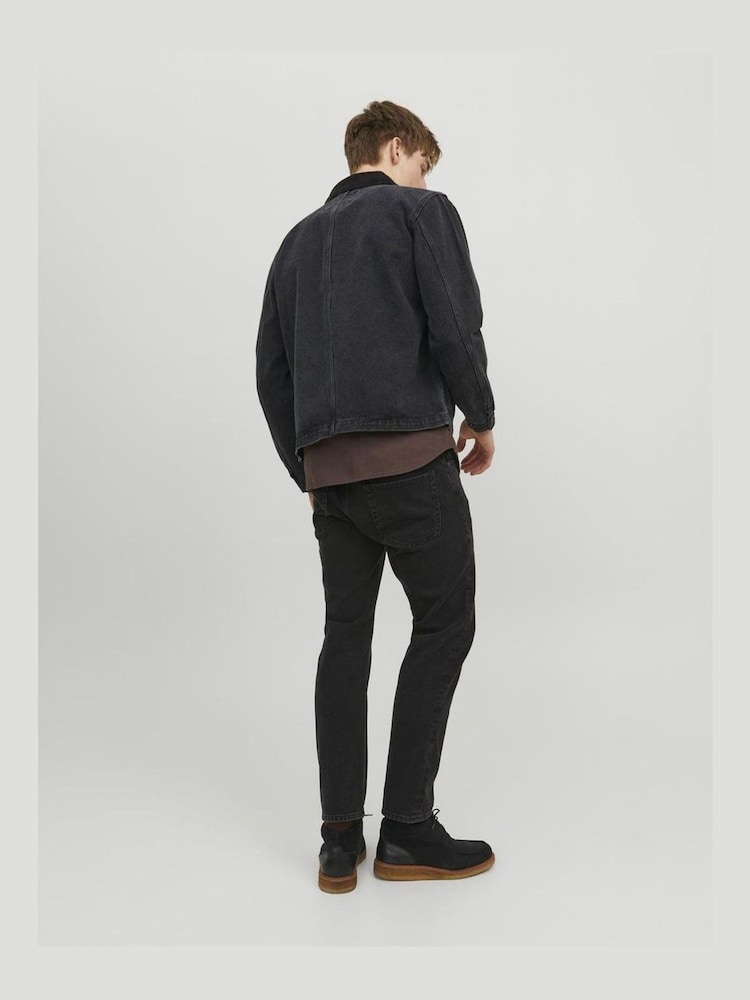 JACK & JONES Black Chris Relaxed Fit Jeans - Image 3 of 6