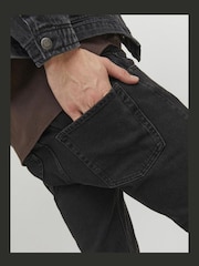 JACK & JONES Black Chris Relaxed Fit Jeans - Image 5 of 6