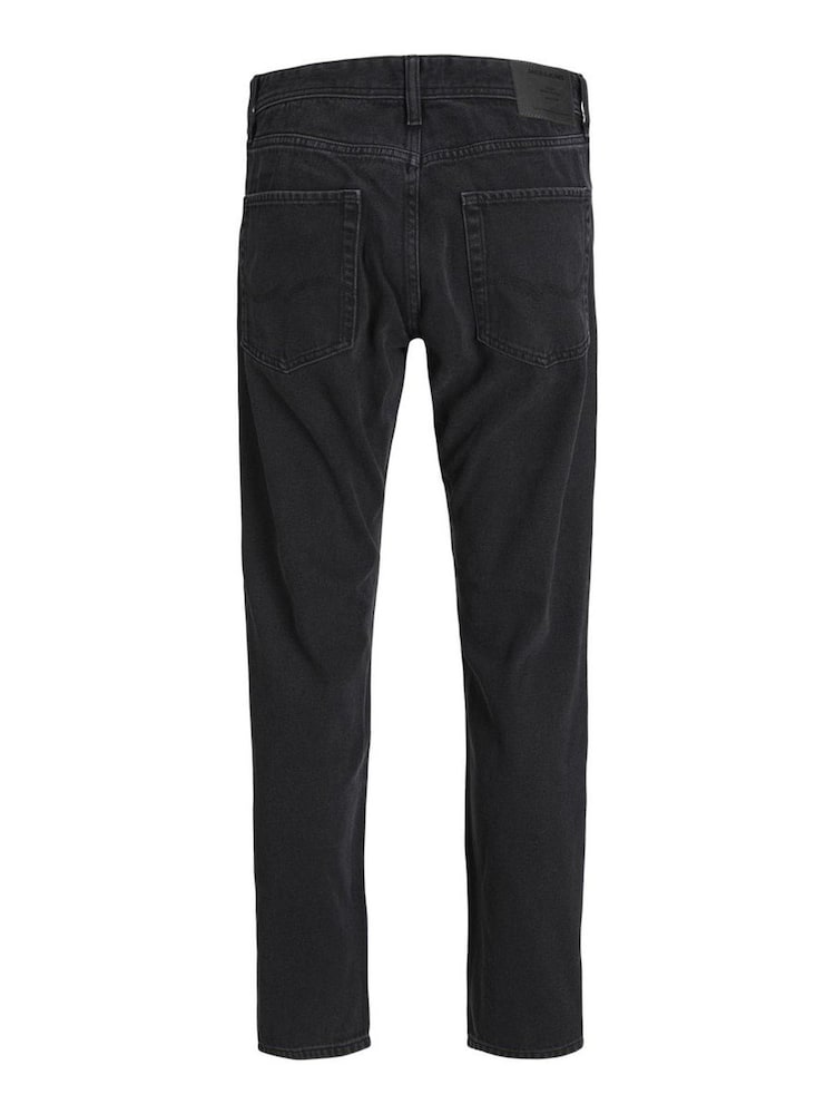 JACK & JONES Black Relaxed Fit Chris Jeans - Image 7 of 7 JACK & JONES Black Relaxed Fit Chris Jeans - Image 7 of 7