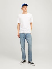 JACK & JONES Light Blue Chrome Chris Relaxed Fit Jeans - Image 2 of 6