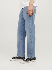 JACK & JONES Light Blue Chrome Chris Relaxed Fit Jeans - Image 5 of 6