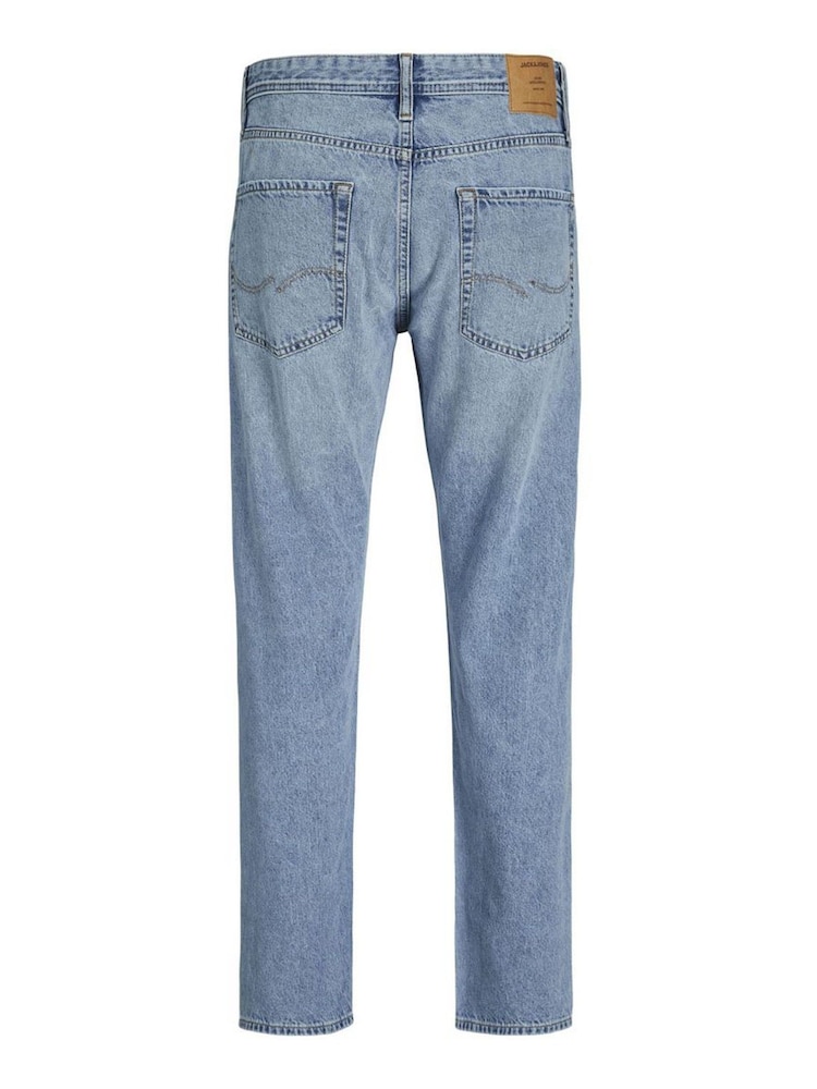JACK & JONES Light Blue Chrome Relaxed Fit Chris Jeans - Image 8 of 8 JACK & JONES Light Blue Chrome Relaxed Fit Chris Jeans - Image 8 of 8