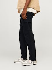 Черный - JACK & JONES брюки-карго свободного кроя - Изображение 4 из 7