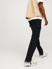 Черный - JACK & JONES брюки-карго свободного кроя - Изображение 5 из 7