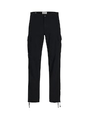 Черный - JACK & JONES брюки-карго свободного кроя - Изображение 6 из 7
