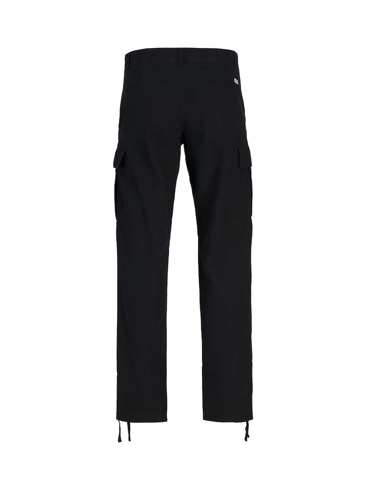 Черный - JACK & JONES брюки-карго свободного кроя - Изображение 7 из 7