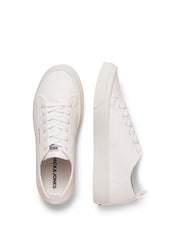 JACK & JONES White White Lace Up Trainers - Image 4 of 7