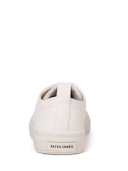 JACK & JONES White White Lace Up Trainers - Image 5 of 7
