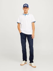 JACK & JONES Dark Blue Glenn Slim Fit Jeans - Image 2 of 8