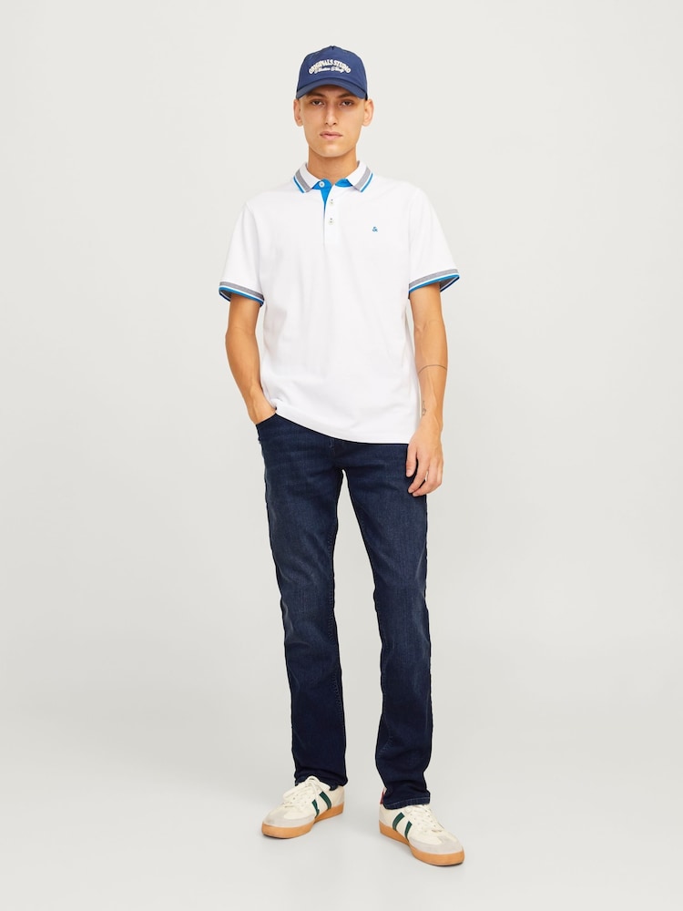 JACK & JONES Dark Blue Glenn Slim Fit Jeans - Image 2 of 8