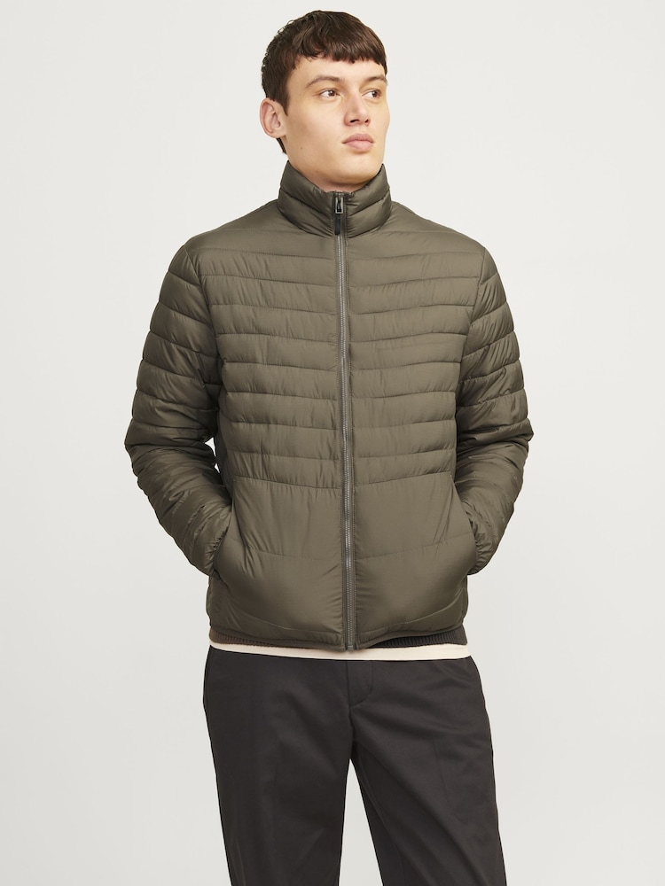 JACK & JONES Brown Packable Quilted Jacket - Image 1 of 7