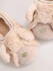 Pink Faux Fur Dog Ballet Slippers - Image 4 of 6