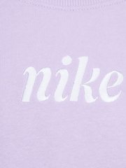 Nike Pink Little Kids Essential Crew and Joggers Tracksuit - Image 4 of 4