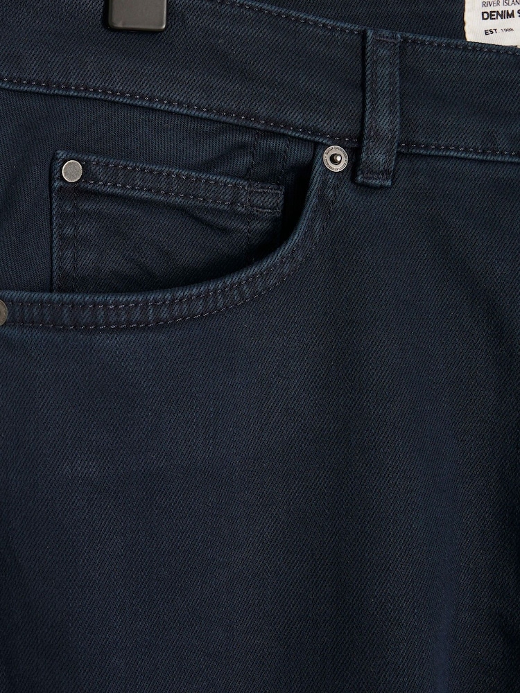 River Island Dark Blue Slim Fit Jeans - Image 4 of 4