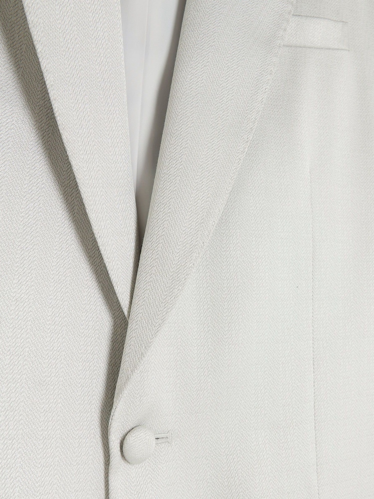 River Island Check Croială slim fit Suit Jachetă - Imaginea 4 din 4