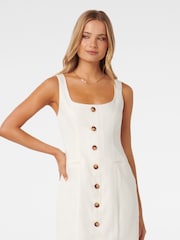 Forever New White Caprice Scoop Neck Mini Dress - Image 2 of 5
