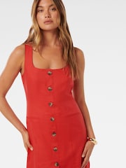 Forever New Red Caprice Scoop Neck Mini Dress - Image 2 of 5