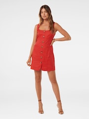 Forever New Red Caprice Scoop Neck Mini Dress - Image 5 of 5