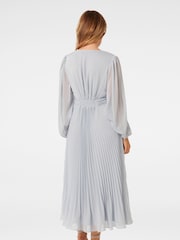 Forever New Blue Rosalina Petite Ring Front Midi Dress - Image 4 of 4