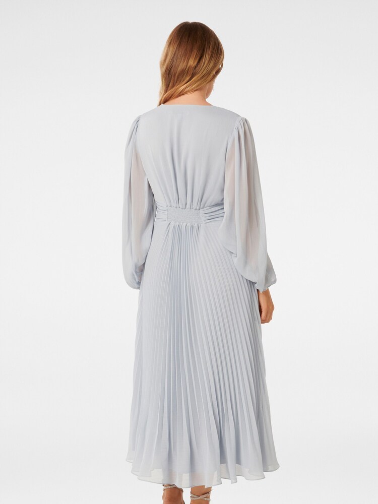Forever New Blue Rosalina Petite Ring Front Midi Dress - Image 4 of 4 Forever New Blue Rosalina Petite Ring Front Midi Dress - Image 4 of 4