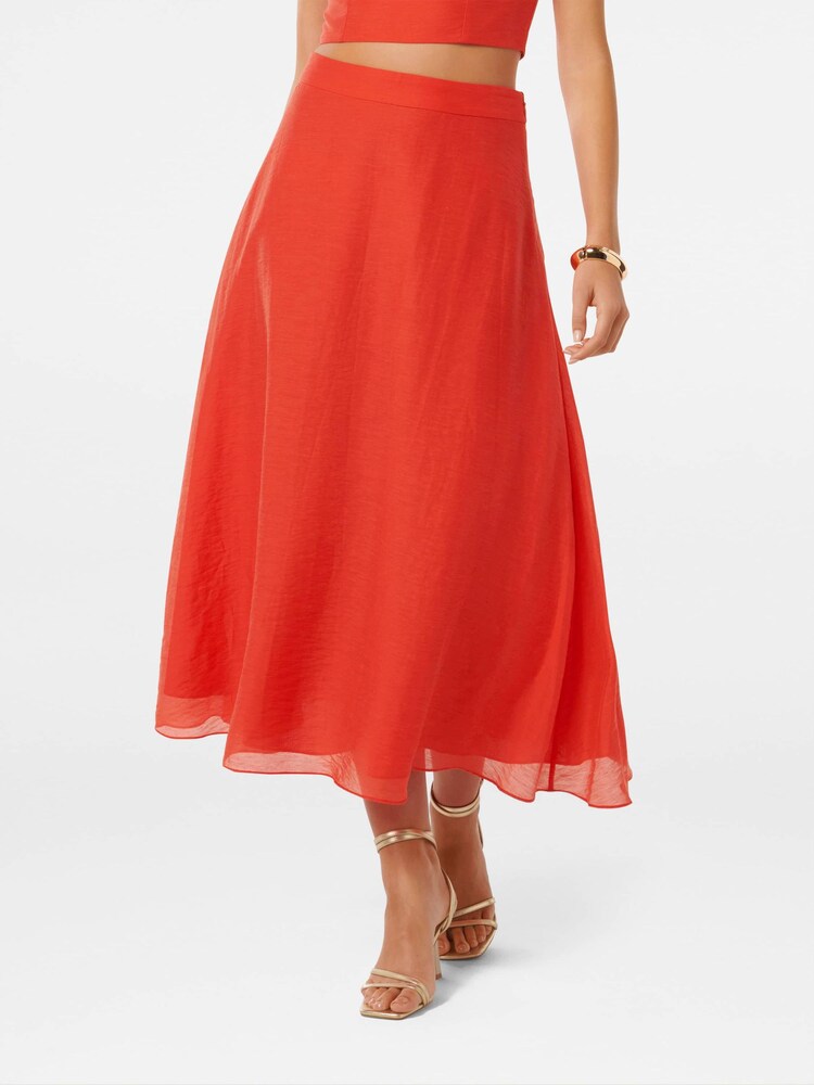Forever New Red Celeste Formal Midi Skirt - Image 1 of 5