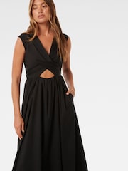 Forever New Black Becky Twisted Dress - Image 3 of 5