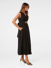 Forever New Black Becky Twisted Dress - Image 4 of 5