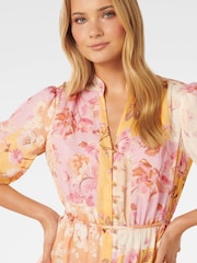 Forever New Cream Loanna Mini Skater Dress - Image 2 of 5
