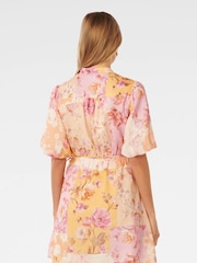 Forever New Cream Loanna Mini Skater Dress - Image 4 of 5
