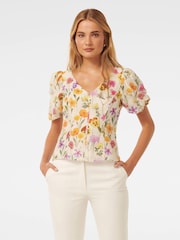 Forever New - Charlotte - Top à col V - Image 1 of 5