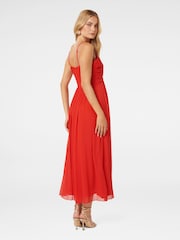 Forever New Red Nakita Ruched Bodice Maxi Dress - Image 5 of 5