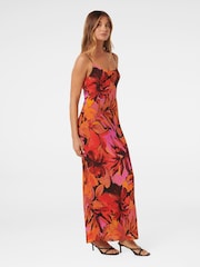 Forever New Orange Valentina Strappy Slip Dress - Image 4 of 5