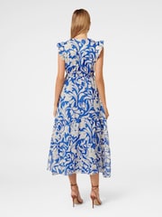 Forever New Blue Florence Midi Dress - Image 4 of 4