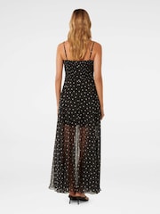 Forever New Black Brandy Sheer Skirt Maxi Dress - Image 5 of 5