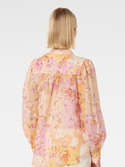 Forever New Cream Delia Yoke Detail Blouse - Image 4 of 5
