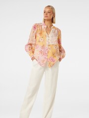 Forever New Cream Delia Yoke Detail Blouse - Image 5 of 5