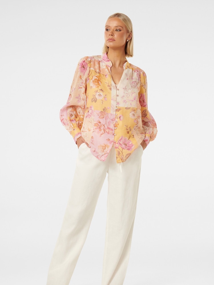 Forever New Cream Delia Yoke Detail Blouse - Image 5 of 5 Forever New Cream Delia Yoke Detail Blouse - Image 5 of 5
