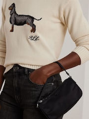Lauren Ralph Lauren Medium Nylon Top-Handle Shoulder Bag - Image 6 of 6